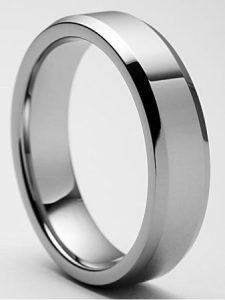 Tungsten Made Engraved lovers romance Nicollo Beveled Tungsten Ring 7mm - forever carbide custom mens womens | wedding bands