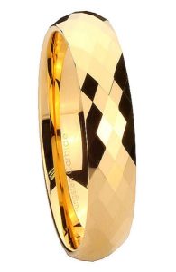 Tungsten Made Engraved lovers romance Gold Mercury Tungsten Carbide Ring 6mm - forever carbide custom mens womens | wedding bands