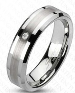 Tungsten Made Engraved lovers romance Marcus Tungsten Wedding Band 8mm - forever carbide custom mens womens | wedding bands