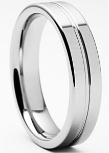 Tungsten Made Engraved Devin Polished Tungsten Ring 7mm - carbide custom | wedding bands