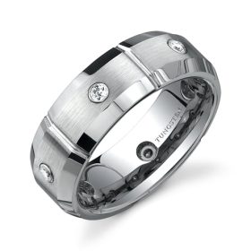 Tungsten Made Engraved lovers romance Armon Tungsten Ring 8mm - forever carbide custom mens womens | wedding bands